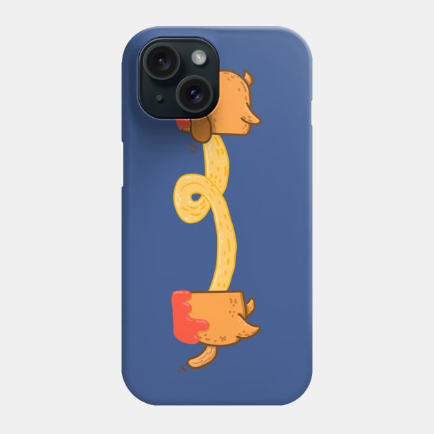 Cheese Corn Dog Phone Case by Fluffymafi