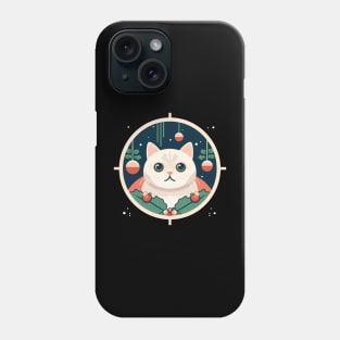 Scottish Fold Cat Xmas Ornament, Love Cats Phone Case