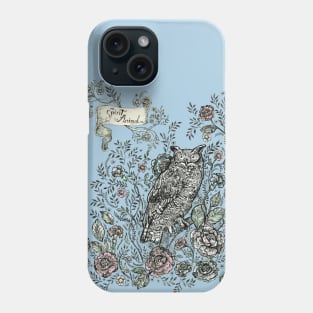 Floral Owl. Phone Case