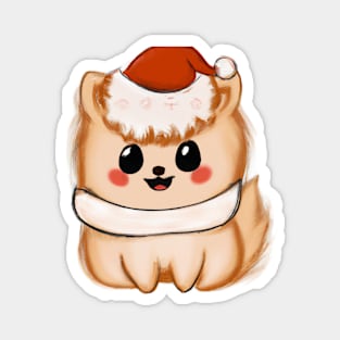 Cute Pomeranian Drawing Magnet