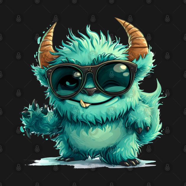 Cute Fluffy Monster by Obotan Mmienu