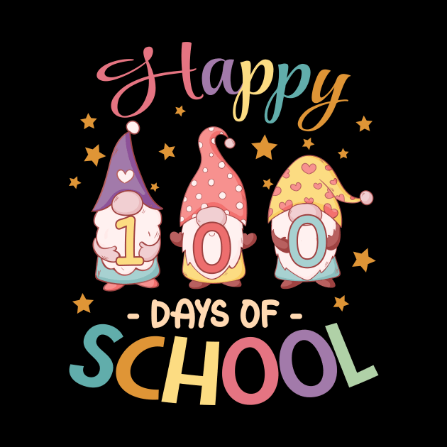 Happy 100 Days of School 2024 gnomies by panji derel