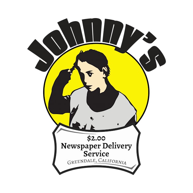 Better Off Dead Newspaper Boy Johnny Delivery Service by fredooch