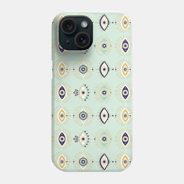 evil eyes Phone Case by CatCoq