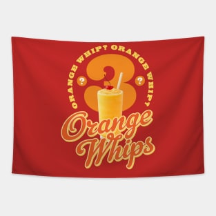 3 Orange Whips Tapestry