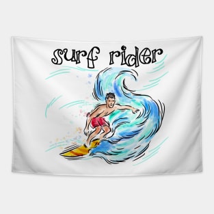 Surf Rider Tapestry