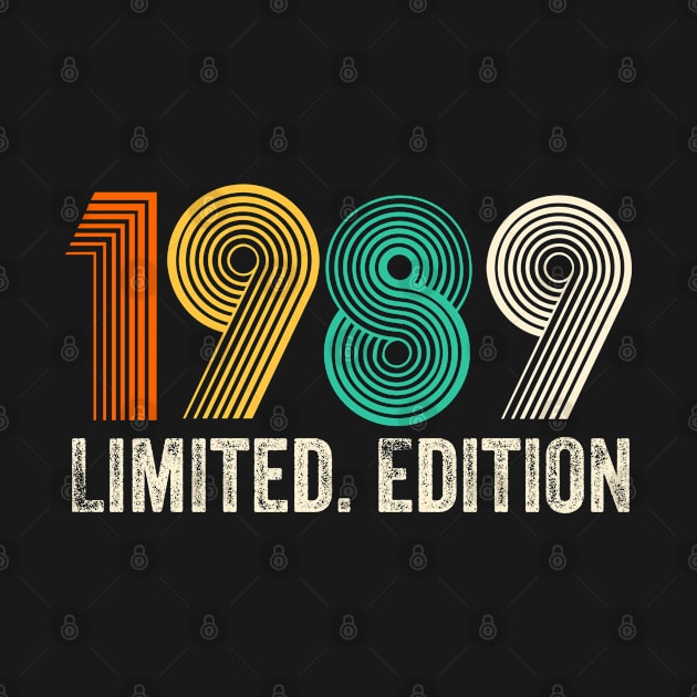 1989 Vintage 1989 Birthday Retro 1989 by PrettyMerch