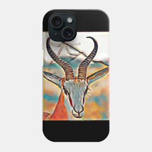 Abstract Springbok Art Phone Case