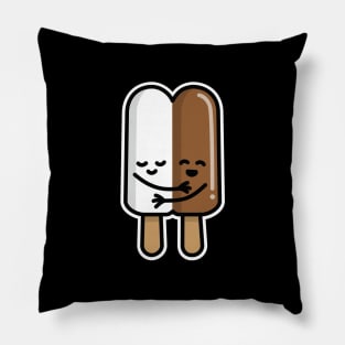 Interracial couple popsicle BLM Black lives matter Pillow