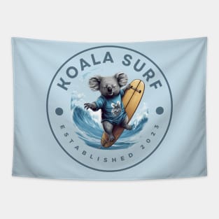 Koala Surf Funny Cute Design Tapestry