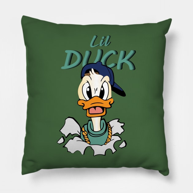 Rapper Donald Duck - Duck Pillow by funNkey