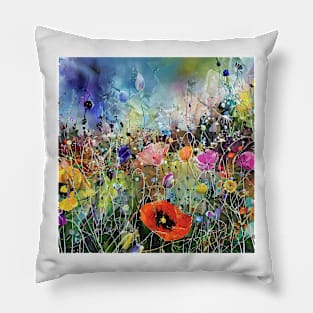 a storm of colors Pillow