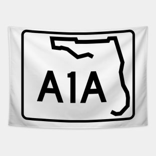 A1A Scenic & Historic Coastal Byway All-American Road sign Tapestry