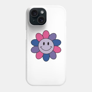 Bisexual smile daisy flower Phone Case