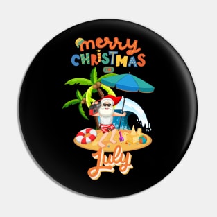 Christmas in July Pin