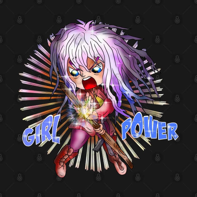 girl power angry elf sorcerer by cuisinecat