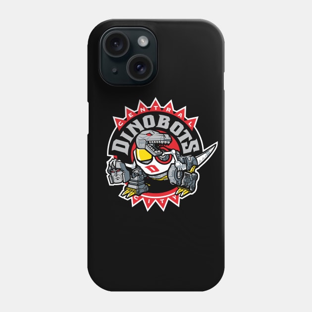 Central City Dinobots Phone Case by CheddarTees