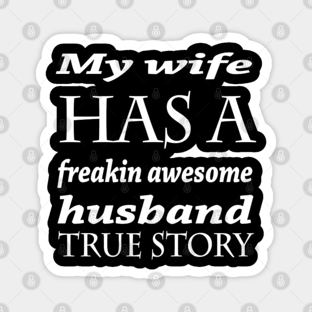 husband and wife joke Magnet by sukhendu.12