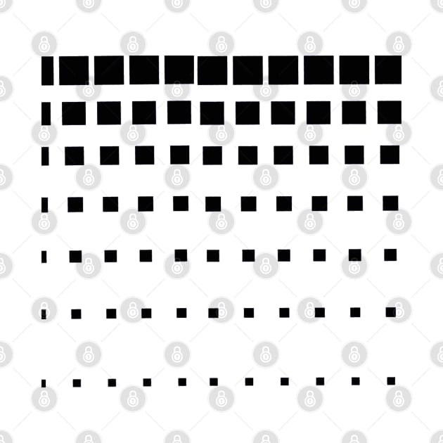 Increasing and decreasing square pattern. by SAMUEL FORMAS