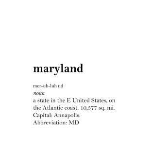 Maryland Definition T-Shirt