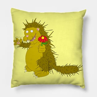 Porcupine In Love Pillow