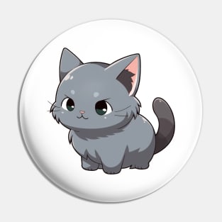 Cute Chartreux Cat Pin