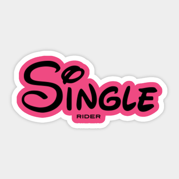 disney single rider shirt