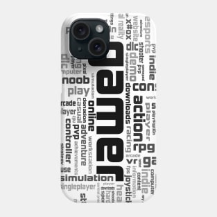 Gamer Theme Black Version Phone Case