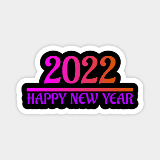 Happy New Year 2022 Magnet