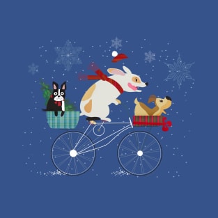 Cute and Funny Christmas Holiday Dog Lovers T-Shirt