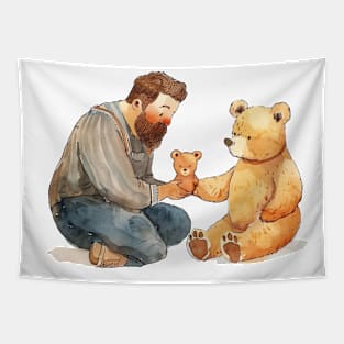 three bears Tapestry