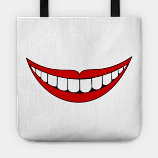 Big mouth smile Covid Mask Tote