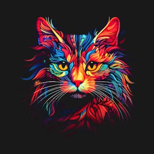 Neon Kitty #8 T-Shirt