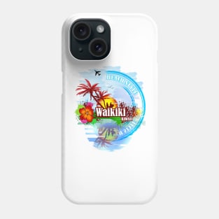 Waikiki Hawaii Phone Case