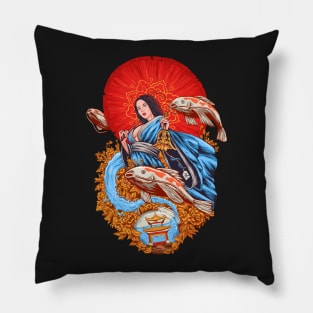 a koi dream Pillow