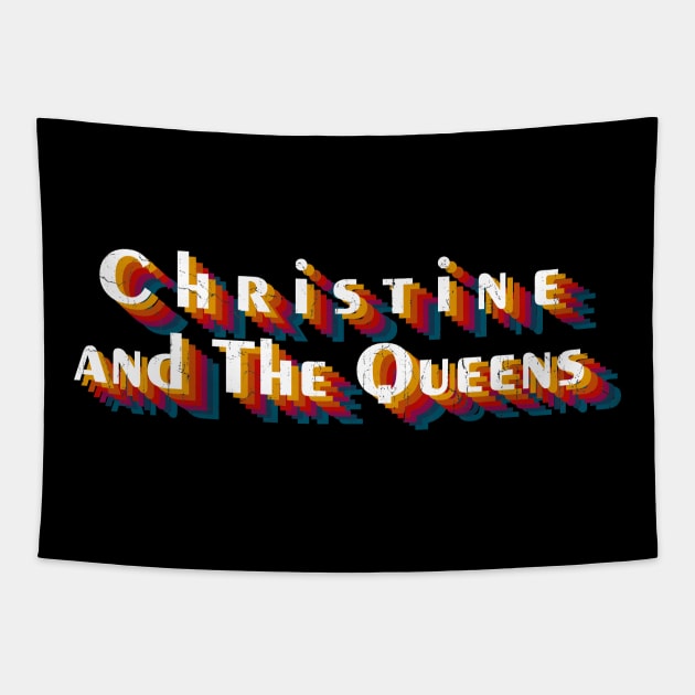 retro vintage Christine and The Queens Tapestry by TulenTelan