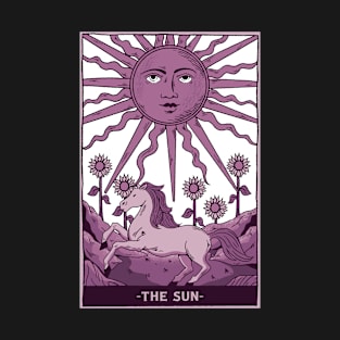 Tarot Card - The Sun - Occult Gothic Halloween T-Shirt