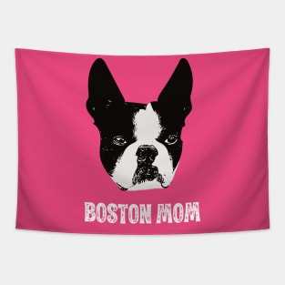 Boston Bull Terrier Face Tapestry