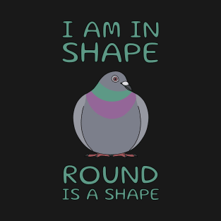 Round Is A Shape Pigeon T-Shirt