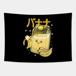 Kawaii Banana Milk Tapestry