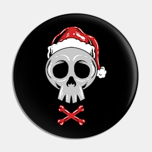 SKULL SANTA Pin