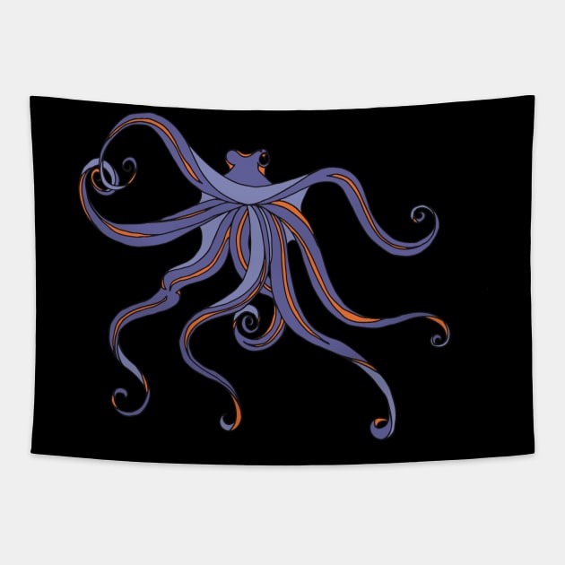 Octopus Tapestry by ColoringWithKristine