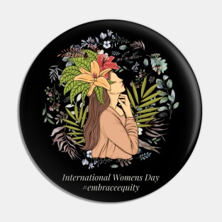 international women's day 2023 embrace equity 2023 Pin