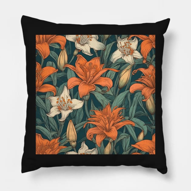 Lillies Pillow by tommytyrer