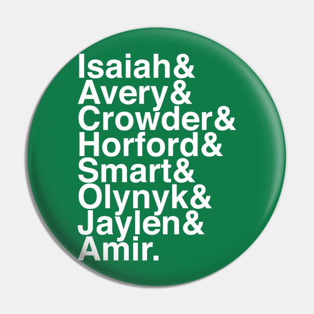 Punk Rock Celtics 16-17 List Pin by wlohaty