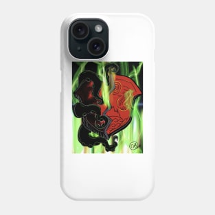 Merging Emblems:  Creativitwins Split Phone Case