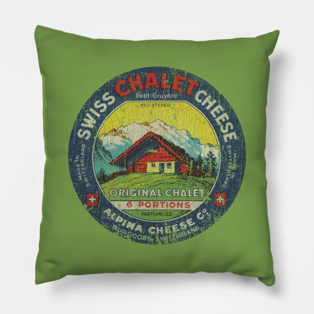 Chalet Petit Gruyere 1959 Pillow by JCD666