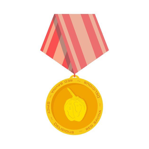 Chili Pepper Medal by MojoCoffeeTime