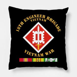 18th Engineer Brigade Vietnam - Vietnam War w SVC Pillow