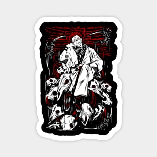 Jujutsu Kaisen Sukuna Slash and Smile Magnet